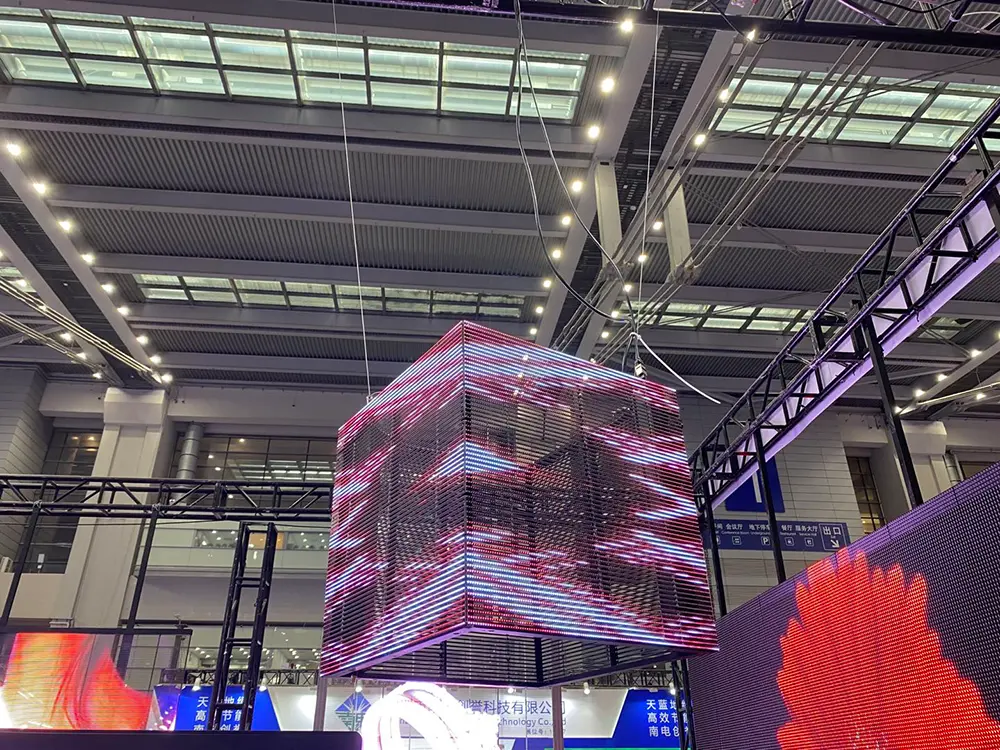 LED transparent screens