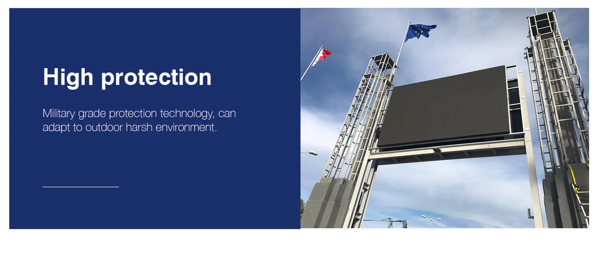 zain outdoor fixed led screen
