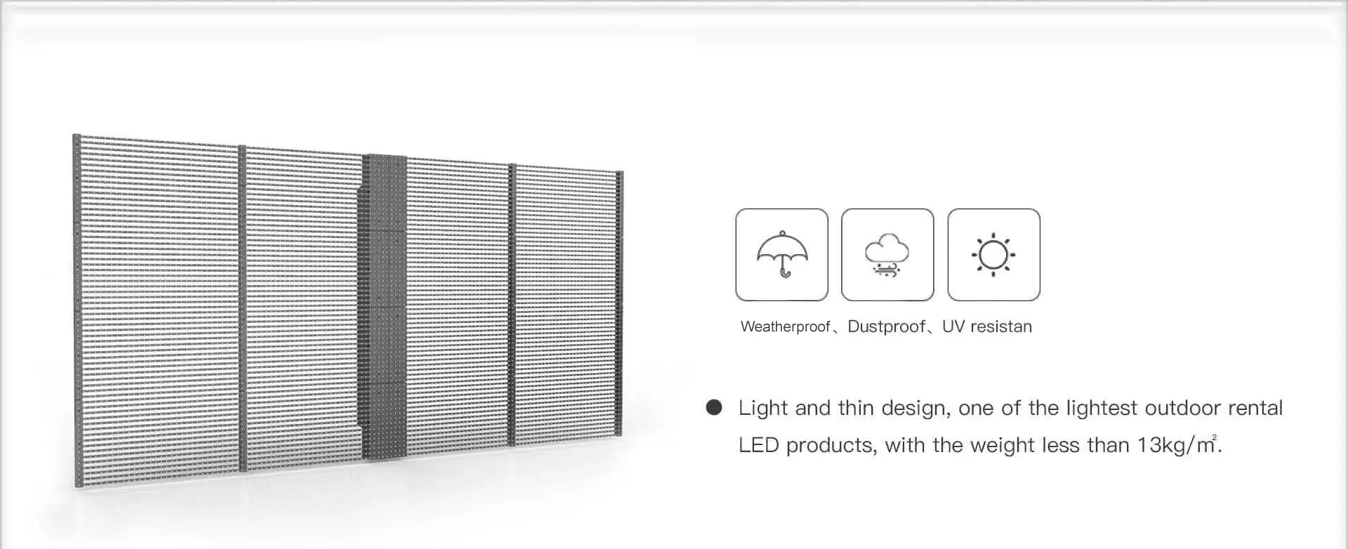 zain transparent led display