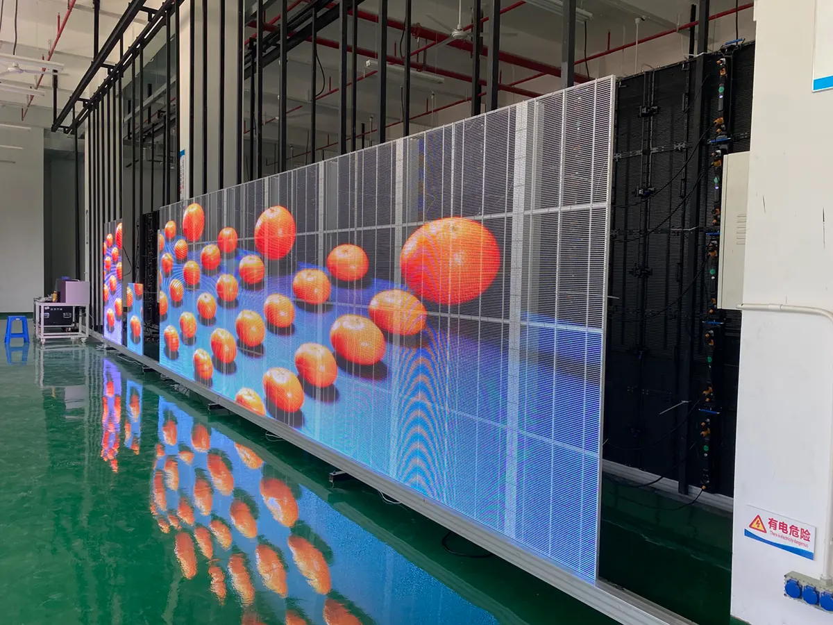 LED transparent screens