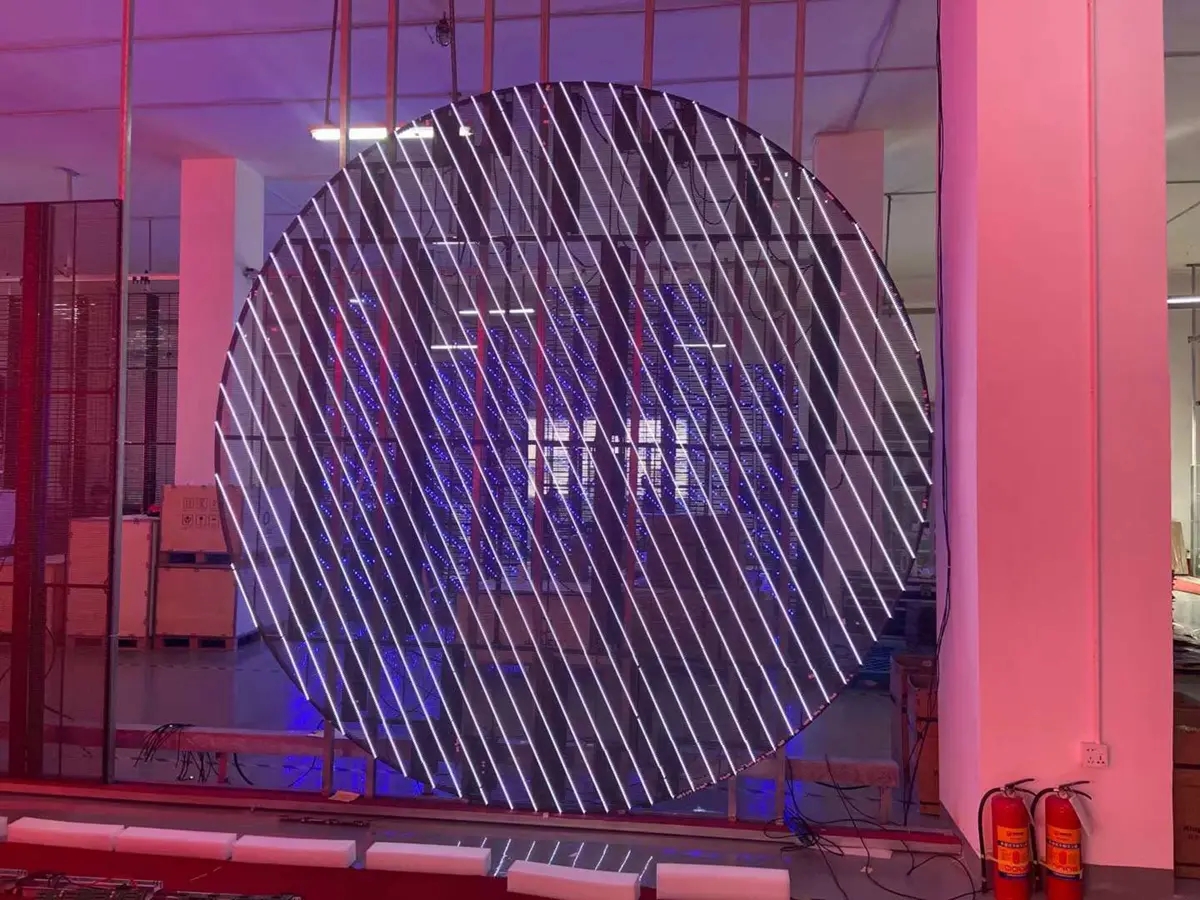 LED transparent screens