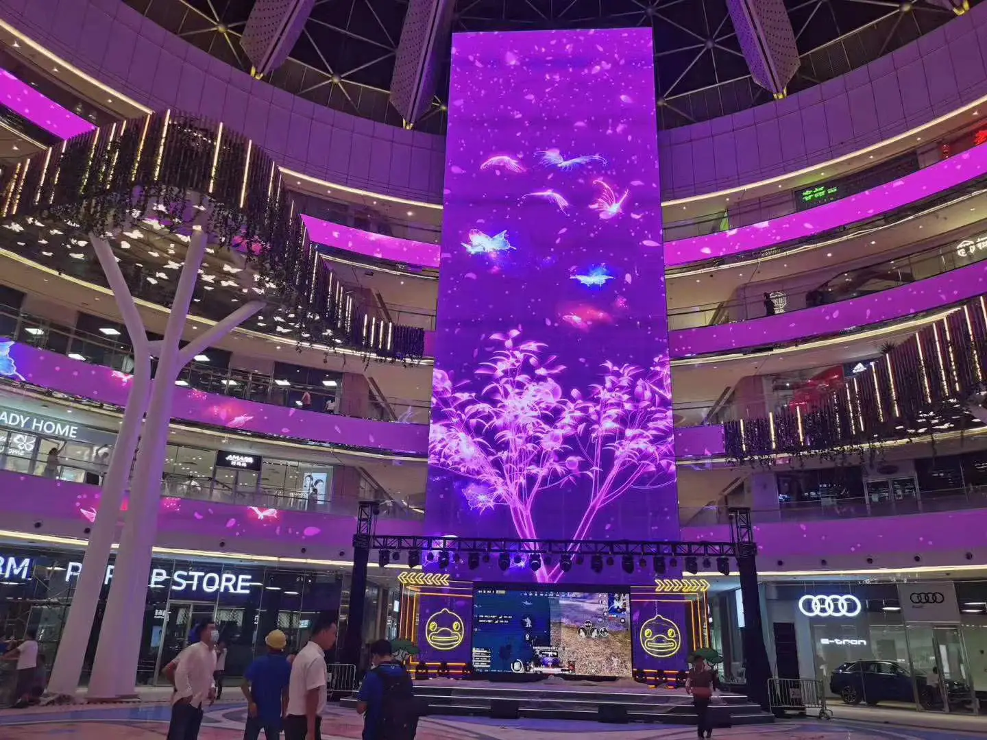 shopping mall digital led display
