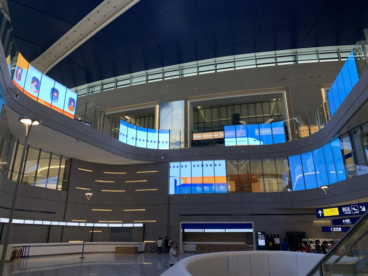 Shopping mall Adhesive LED Screen