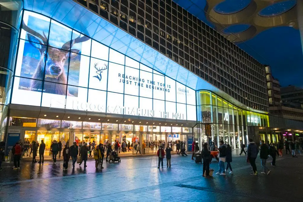 Airport Adhesive Video Display