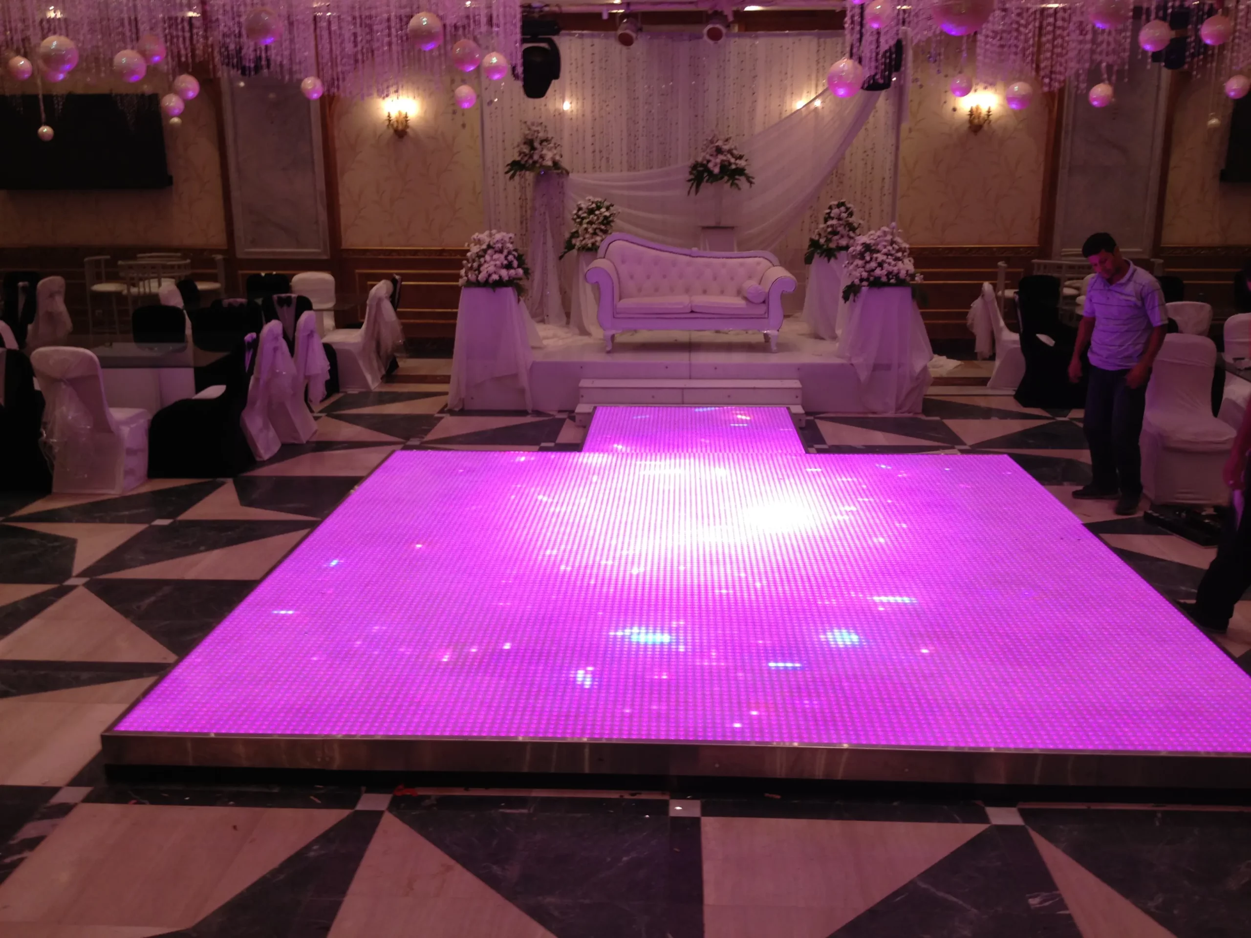 Zain Technology Indoor Dance Floor Led Screen DF Series P4.8