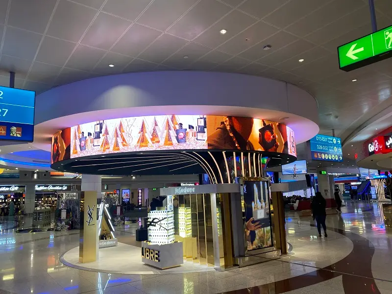 Zain Technology, Airport Shopping Mall LED Display IS 240 Series P2